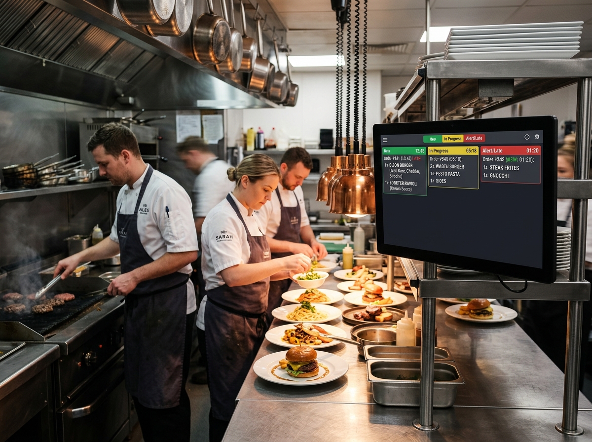 Live Kitchen Screen (KDS)
