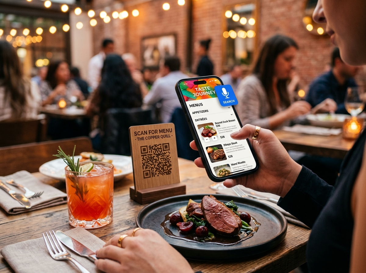 AI Customer Mobile Menu